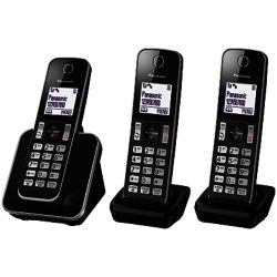 Panasonic KX-TGD313ED Digital Cordless Phone with Nuisance Call Control, Trio DECT